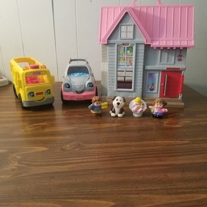 FISHER PRICE LITTLE PEOPLE BIG HELPERS HOME